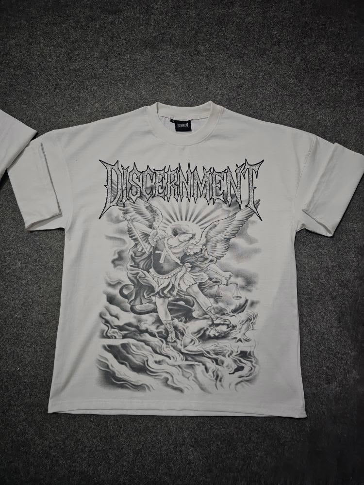"LIGHT OVER DARKNESS" OVERSIZED T-SHIRT