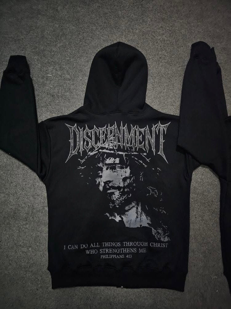 "STRENGTH IN CHRIST" ZIP-UP HOODIE